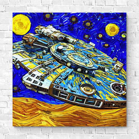 Millennium Falcon // Two (15"H x 15"W x 1.5"D)