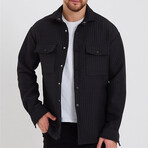 Lucas Plaid Lumberjack Shirt // Black (XL)