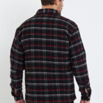 Josh Plaid Lumberjack Shirt // Black (L)
