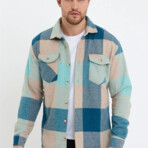 Dean Plaid Lumberjack Shirt // Blue (M)