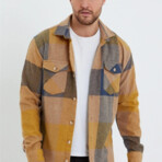 Arlo Plaid Lumberjack Shirt // Brown (XL)