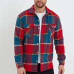 Pierre Plaid Lumberjack Shirt // Red (L)