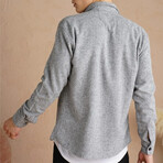 Solid Shacket // Gray Melange (XL)