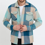 Dean Plaid Lumberjack Shirt // Blue (M)