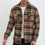 Chase Plaid Lumberjack Shirt // Brown (L)