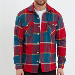 Pierre Plaid Lumberjack Shirt // Red (L)