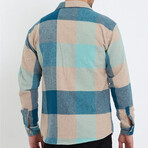Dean Plaid Lumberjack Shirt // Blue (M)