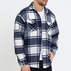 Jude Plaid Lumberjack Shirt // Navy (XL)
