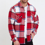 Riley Plaid Lumberjack Shirt // Red (L)