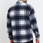 Jude Plaid Lumberjack Shirt // Navy (XL)
