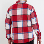 Riley Plaid Lumberjack Shirt // Red (L)