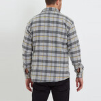 Luca Plaid Lumberjack Shirt // Gray (XL)