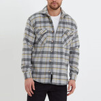 Luca Plaid Lumberjack Shirt // Gray (XL)
