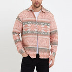 Nolan Plaid Lumberjack Shirt // Pink (M)