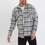 Luca Plaid Lumberjack Shirt // Gray (XL)