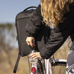VinXplorer // Wine and Beverage Backpack // Black
