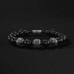 Premium Onyx Bracelet // Black Gold + Black (X-Small)