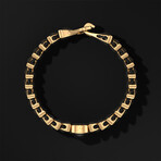 Kudos Gold Bracelet // Gold +  Black (X-Small)