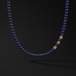 Lapis Lazuli Necklace // Gold (22")