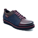 Benson Casual Shoes // Navy + Claret (Euro: 39)