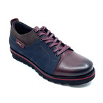 Benson Casual Shoes // Navy + Claret (Euro: 39)