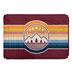 VOITED CloudTouch™ Indoor + Outdoor Camping Blanket // Camp Vibes Berry