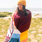 VOITED CloudTouch™ Indoor + Outdoor Camping Blanket // Camp Vibes Berry