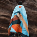 VOITED CloudTouch™ Indoor + Outdoor Camping Blanket // Blue Moutain