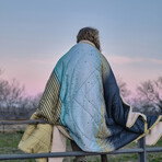 VOITED CloudTouch™ Indoor + Outdoor Camping Blanket // Woodspray