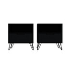 Rockefeller 1-Drawer Nightstand // Set of 2 (White)