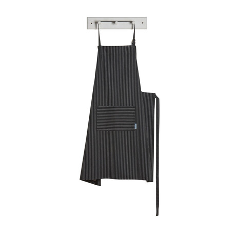 Mighty Apron // Black Pinstripe