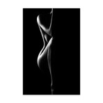 Silhouette Of Nude Woman Print on Acrylic Glass by Johan Swanepoel
