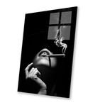 Woman Smoking A Cigar Print // Johan Swanepoel (16"H x 24"W x 0.25"D)