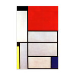 Tableau l, 1921 Print On Acrylic Glass by  Piet Mondrian