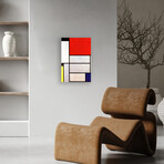 Tableau l, 1921 Print On Acrylic Glass by  Piet Mondrian