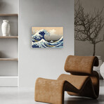 The Great Wave at Kanagawa, 1829 Print // Katsushika Hokusai (24"H x 16"W x 0.25"D)