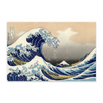 The Great Wave at Kanagawa, 1829 Print // Katsushika Hokusai (24"H x 16"W x 0.25"D)