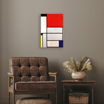 Tableau l, 1921 Print On Acrylic Glass by  Piet Mondrian