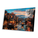 Cable Car Heaven Print On Acrylic Glass by  Evgeny Lushpin