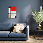 Tableau l, 1921 Print On Acrylic Glass by  Piet Mondrian