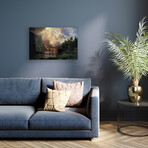 Among Sierra Nevada In California Print On Acrylic Glass by  Albert Bierstadt