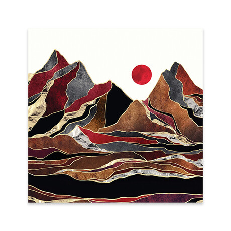 Copper Vista Print On Acrylic Glass by  SpaceFrog Designs