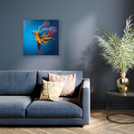 Flying Colours Print On Acrylic Glass by  Sulaiman Almawash