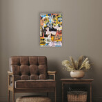 Basquiat World Print On Acrylic Glass by  PinkPankPunk