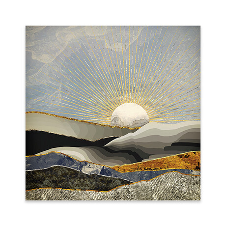 Morning Sun Print On Acrylic Glass by  SpaceFrog Designs