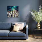 Nordic Lights Print On Acrylic Glass by  Riza Peker
