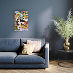 Basquiat World Print On Acrylic Glass by  PinkPankPunk