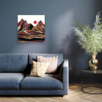 Copper Vista Print On Acrylic Glass by  SpaceFrog Designs