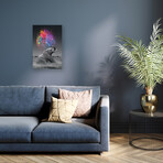 Elephant - Color Explosion Print On Acrylic Glass by  Soaring Anchor Designs