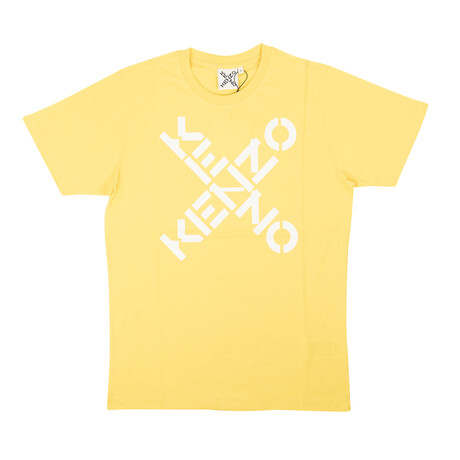 Big X Short Sleeve T-Shirt // Yellow (S)